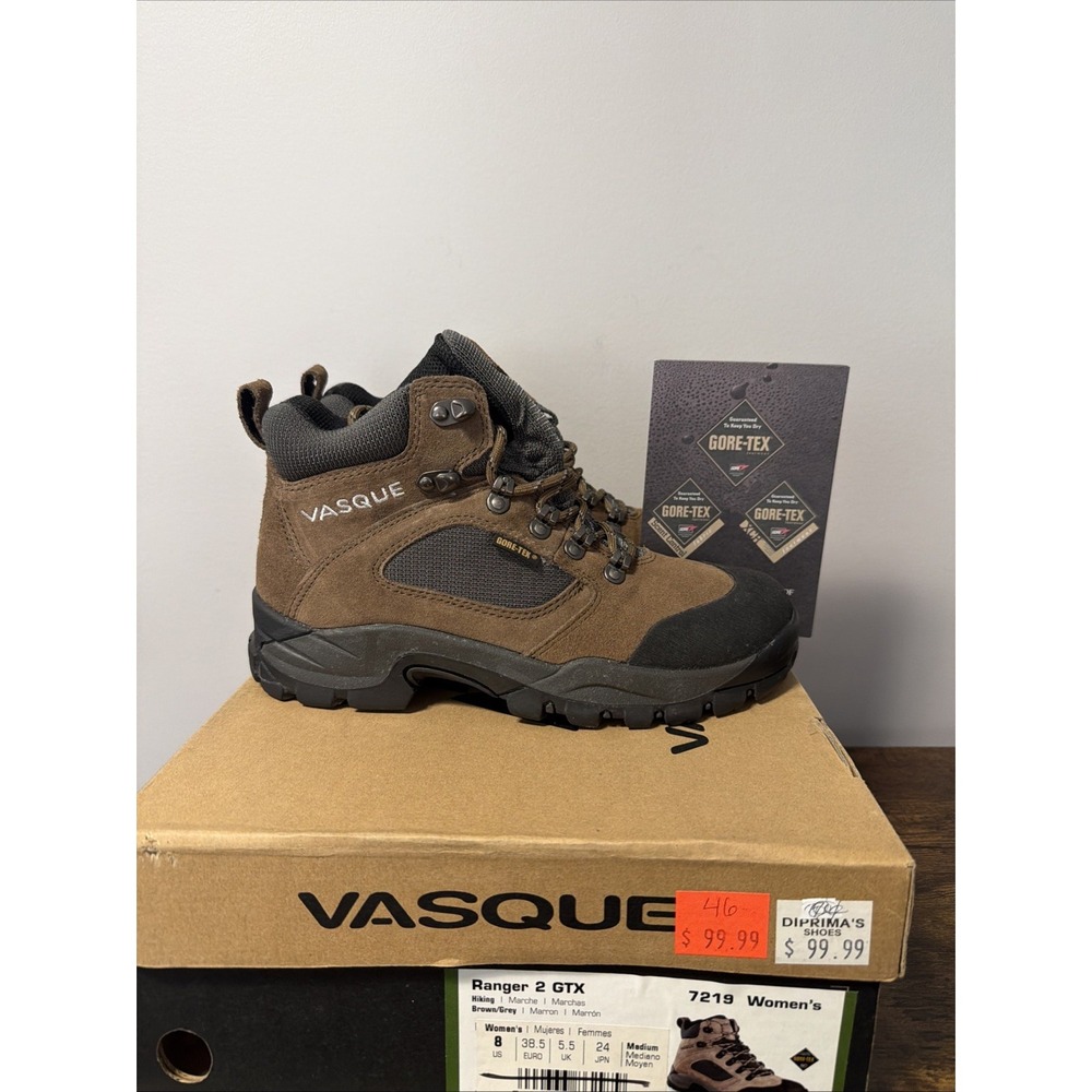 NEW Vasque Ranger 2 GTX 7219 Women's Hiking Boots Brown/Grey, US 8M